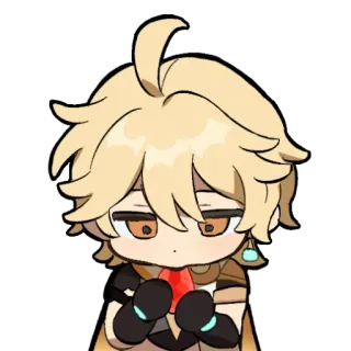 ✨ Aether Genshin Impact Anime, Videospiel, Blond, Genshin Impact, Aether telegram sticker