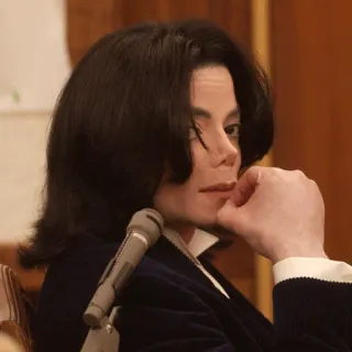 😐 Michael Jackson 迈克尔·杰克逊, 歌手, 音乐家, 流行歌星, 名人 telegram sticker