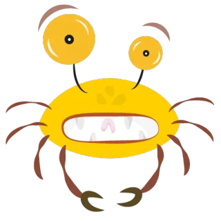 😮 Мультфильм, Монстр, Существо, Злой, Страшный telegram sticker