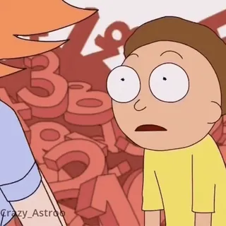 😯 Morty Smith Rick and Morty dessin animé, animation, Adult Swim, Rick et Morty, Morty, science-fiction telegram sticker