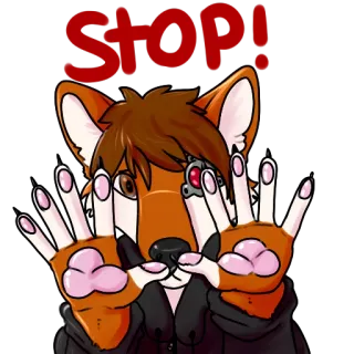 ChaosFox whatsapp stickers