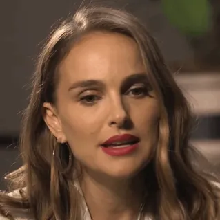 🍄 Natalie Portman atriz, celebridade, retrato, mulher, estrela de cinema telegram sticker