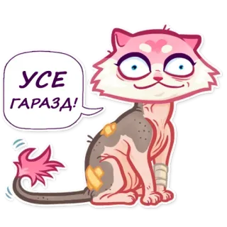 Киця whatsapp stickers