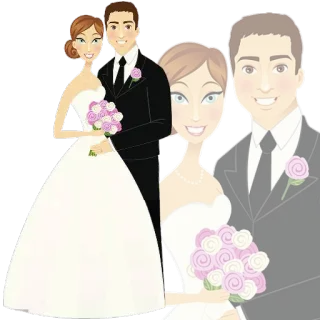 👰 mariée, marié, mariage, mariage, couple, romance, amour telegram sticker