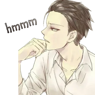 🌿 hmm suy nghĩ, trầm ngâm, chiêm nghiệm telegram sticker