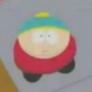 😐 Eric Cartman South Park cartone animato, personaggio, commedia, divertente, blob, South Park, Eric Cartman telegram sticker