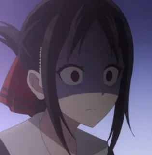 😥 Kaguya Shinomiya Kaguya-sama: Love Is War Anime, Kaguya-sama, Kaguya Shinomiya, geschockt, überrascht, Gesichtsausdruck whatsapp sticker