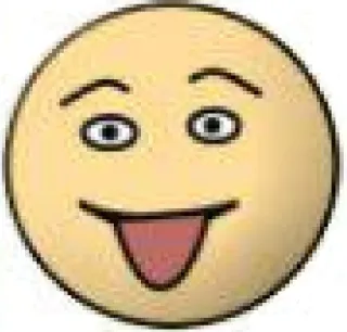 😛 Emoji, Rosto, Língua, Expressão, Engraçado, Desenho animado telegram sticker