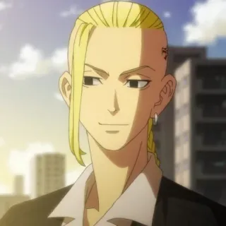🍙 Ken Ryūgūji Tokyo Revengers Anime, Tokyo Revengers, Ken Ryuguji, Draken, Personaggio telegram sticker