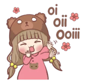 👋 oi
oi
oiii menina, anime, fofo, urso, saudação, olá telegram sticker