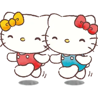 🥰 Hello Kitty hello kitty, kreskówka, słodki, kawaii, sanrio telegram sticker