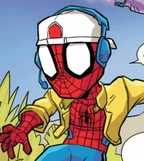 🕸 Spider-Man Marvel, Super-herói, Quadrinhos, Spider-Verse telegram sticker
