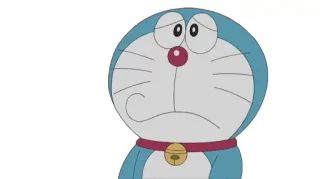😣 Doraemon doraemon, anime, dessin animé, chat robot, triste, manga whatsapp sticker