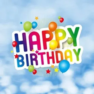 🎂 HAPPY BIRTHDAY birthday, celebration, greeting, balloons, party telegram sticker