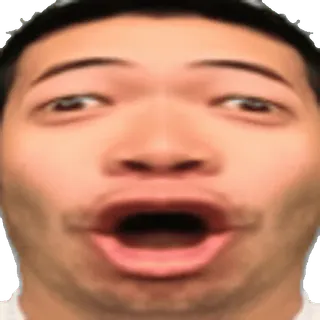 😱 pog, อีโมติคอน, Twitch, เกม, มีม, ใบหน้า telegram sticker