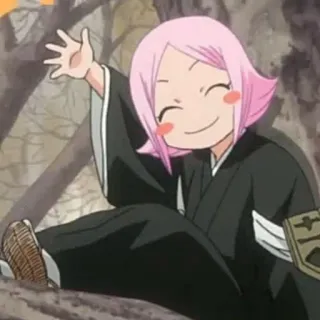 🍥 Yachiru Kusajishi Bleach Anime, Bleach, Yachiru, Kusajishi, Manga, Charakter telegram sticker