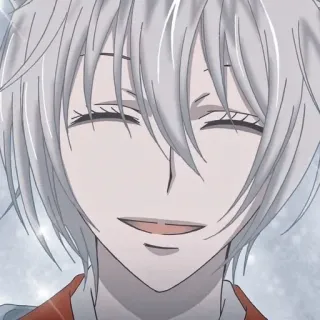 🦊 Tomoe Kamisama Kiss anime, fox, manga, Tomoe, Kamisama Kiss, cute, smiling telegram sticker