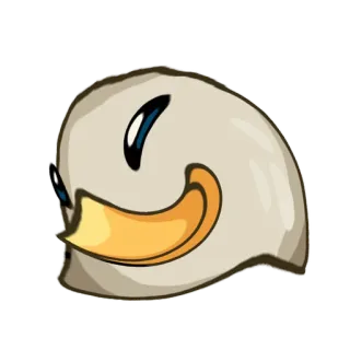 🐦 duck, cartoon, animal, cute, smiling, beak, goose telegram sticker