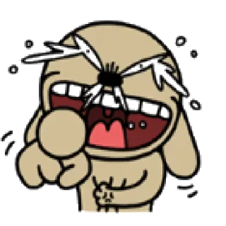 🤣 Мультфильм, Собака, Плачущий, Эмоция, Грустный, Страдание telegram sticker