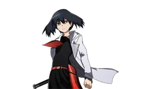 😏 Anime, Zwaard, Katana, Labjas, Personage, Wapen telegram sticker