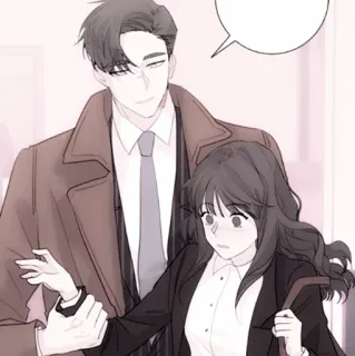 🍢 Anime, Para, Romans, Mężczyzna, Kobieta telegram sticker