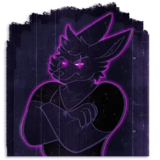 👨‍⚖️ Furry, Anthropomorph, Cartoon, Portrait, Hund, Tier telegram sticker
