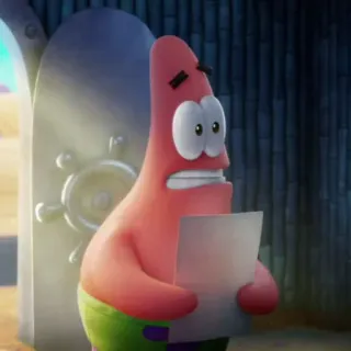 🐙 Patrick Star patrick star, spongebob squarepants, cartoon character, nickelodeon, animated telegram sticker