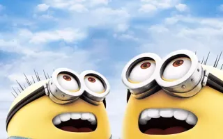 😀 Minions Despicable Me minions, despicable me, cartoon, funny, yellow, characters telegram sticker