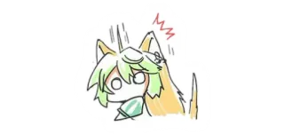 🙀 sticker, anime, dibujos animados, personaje telegram sticker