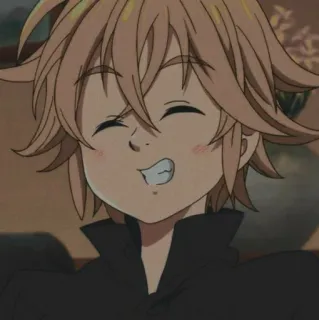😄 Meliodas Seven Deadly Sins Anime, Manga, Meliodas, Seven Deadly Sins, Dibujos animados, Personaje telegram sticker