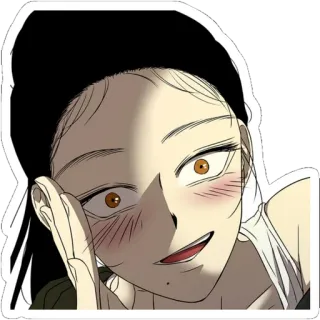 😺 Anime, Kobieta, Dziewczyna, Manga, Postać, Kreskówka telegram sticker