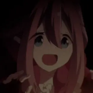 🐝 Nadeshiko Kagamihara Laid-Back Camp Anime, Süß, Cartoon, Mädchen, Charakter, Laid-Back Camp, Nadeshiko Kagamihara telegram sticker