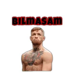 😕 Conor McGregor BILMASAM Конор Макгрегор, MMA, Боец, UFC, Спорт, Спортсмен, Смешанные единоборства whatsapp sticker