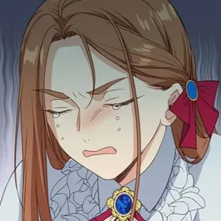 😭 anime, cartoon, crying, sad, tears, emotional, upset telegram sticker