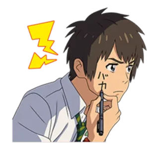 😠 バカ anime, drawing, cartoon, manga telegram sticker