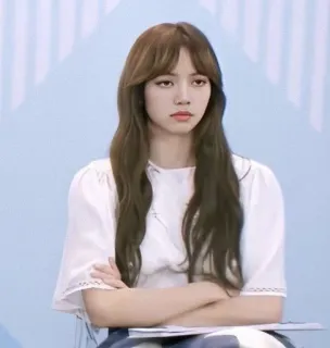 😑 Lisa K-pop, Lisa, Blackpink, chanteuse, célébrité telegram sticker