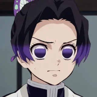 🦋 Shinobu Kocho Demon Slayer Аниме, Клинок, рассекающий демонов, Шинобу Кочо, Манга, Персонаж, Фиолетовый, Бабочка whatsapp sticker