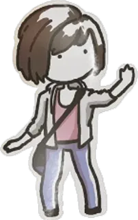 💃 Desenho animado, Personagem, Casual, Amigável telegram sticker