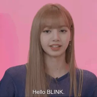 🎡 Lisa Hello BLINK. kpop, musik, wanita, penyanyi, idola, selebriti, lisa telegram sticker