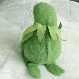 💚 Kermit the Frog kermit, frog, muppets, puppet, green, toy telegram sticker