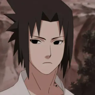 😒 Sasuke Uchiha Naruto 애니메이션, 만화, 닌자, 우치하, 사스케, 나루토 질풍전, 일본 애니 telegram sticker
