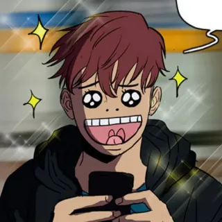 ✨ Cartoon, Sticker, Anime, Manga, Fröhlich whatsapp sticker