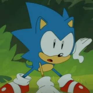 🦔 Sonic Sonic the Hedgehog, Videospiel Charakter, Zeichentrickfigur, blauer Igel, Sonic whatsapp sticker