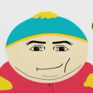🌟 Eric Cartman South Park Eric Cartman, South Park, cartone animato, commedia, personaggio, divertente, animazione telegram sticker
