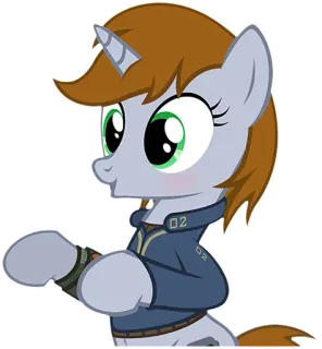 😯 02 my little pony, pônei, desenho animado, unicórnio, fofo telegram sticker