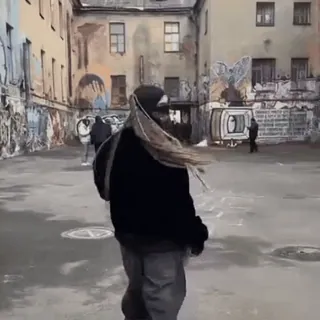 😎 fashion, streetwear, braids, urban, style, photoshoot, graffiti, outfit telegram sticker