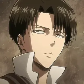 ☕ Levi Ackerman Attack on Titan Anime, Manga, Personaje, Levi, Ackerman, Ataque a los Titanes telegram sticker