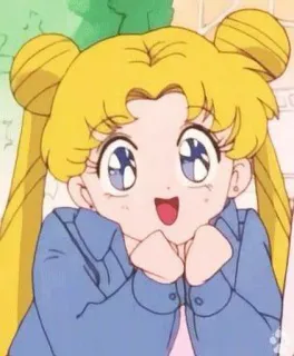 🤩 Sailor Moon cartoon, anime, sailor moon, kawaii, cute, girl telegram sticker