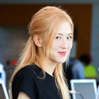 🌸 Rose persona, coreana, donna, cantante, blackpink, idol whatsapp sticker