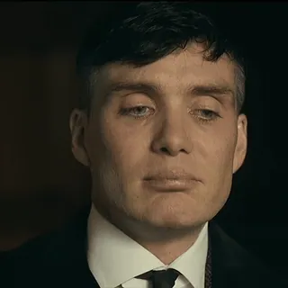 🌴 Thomas Shelby Peaky Blinders hombre, retrato, serio, Peaky Blinders, Thomas Shelby, Cillian Murphy, serie, drama, gánster whatsapp sticker